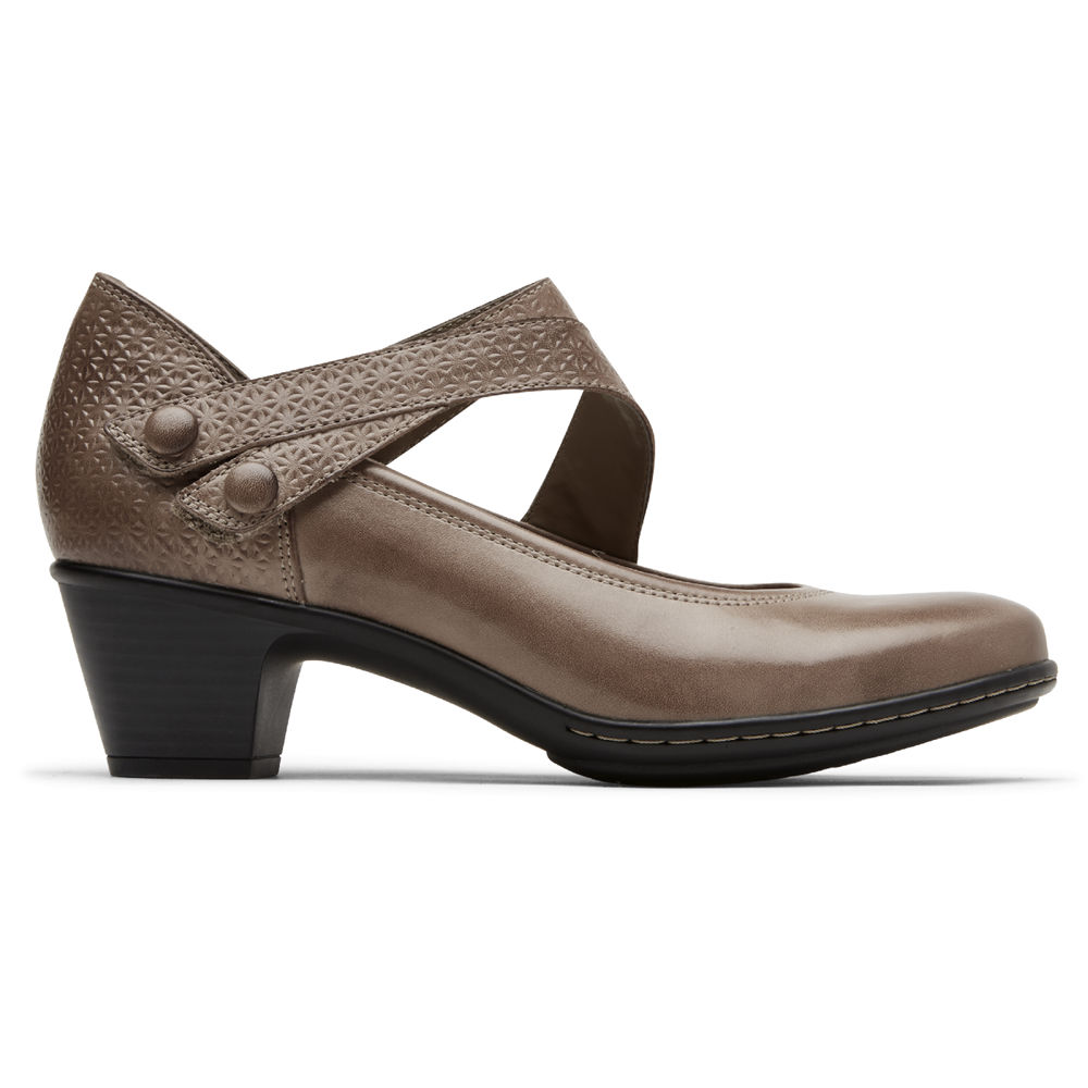 Rockport Wedges Dame Brune - Cobb Hill Kailyn Asymmetrical Mary Jane - IXLC52964